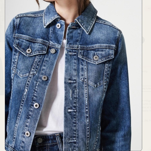 AG Adriano Goldschmied MYA Jean Jacket size small - Picture 3 of 8